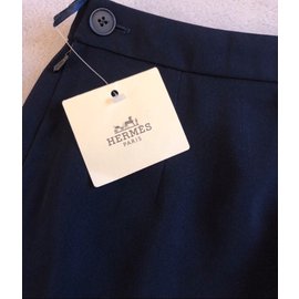 Hermès-die Röcke-Marineblau