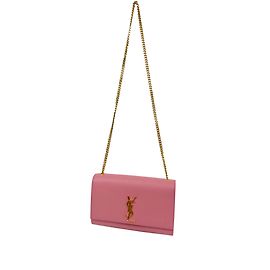 Borsa Saint Laurent Kate Monogram Rosa