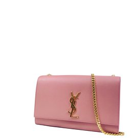 Saint Laurent-Saint Laurent Kate Monogram bag-Pink