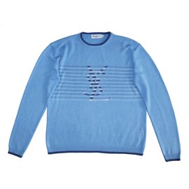 Yves Saint Laurent Pullover Blau
