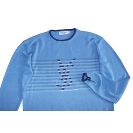 Yves Saint Laurent-Sweaters-Blue