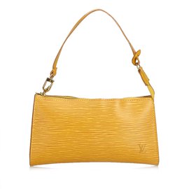 Louis Vuitton-Epi Pochette Accessoires-Amarelo