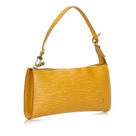 Louis Vuitton-Epi Pochette Accessoires-Yellow