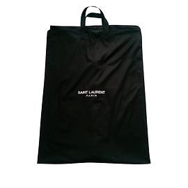 Porte-documents Saint Laurent Travel House Noir Coton Noir