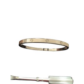 Cartier-Bracelet love cartier fin 17-Blanc