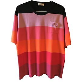Pull à rayures Sonia by Sonia Rykiel Noir Rose Orange Violet Prune Fuschia