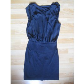 Luisa Cerano-Dresses-Navy blue