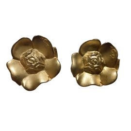 Kenzo-Boucles d'oreilles-Doré