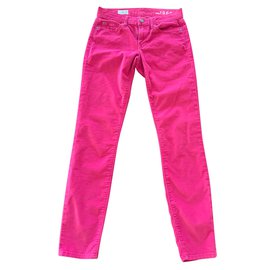Gap-jeans's pink velvet leggings Gap 1969 T.26 x 32-Pink