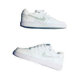 Força Nike em couro Branco