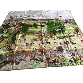 Hermès "jardin d'éden ou "naturalia" Multicolore