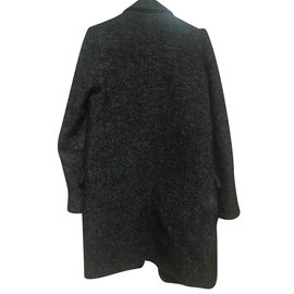 Isabel Marant-Coats, Outerwear-Black,Grey