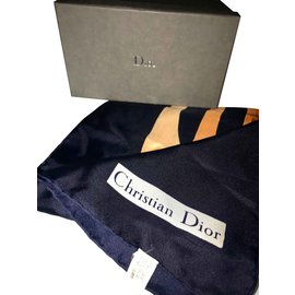 Christian Dior-sciarpa-Nero