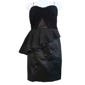 Karen Millen-Karen Millen Gorgeous Sweetheart Black Prom Dress UK Size 8-Nero