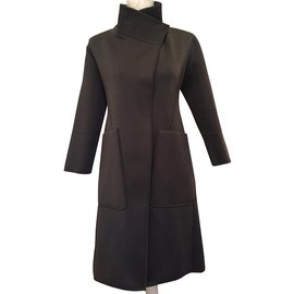 Hermès-Um casaco de linha-Verde
