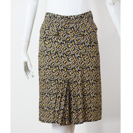 Isabel Marant-Skirts-Black,Yellow