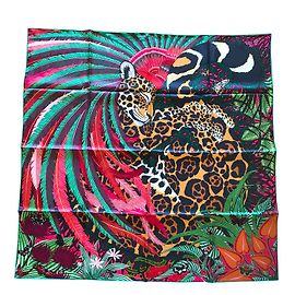 Hermès Hermes Square 90 Jaguar Quetzal Verde