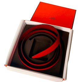 Hermès Cinto de couro Vermelho