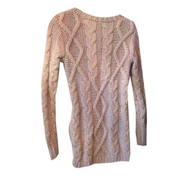 Irene Van Ryb-Coarse knit sweater-Pink