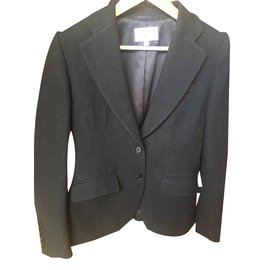 Autre Marque-Black jacket in thick wool-Black