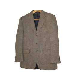 Yves Saint Laurent-Men's tweed jacket 50-Beige,Grey