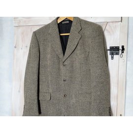 Yves Saint Laurent-Men's tweed jacket 50-Beige,Grey