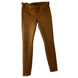 7 For All Mankind Jeans Braun Kastanie