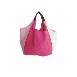 Comme Des Garcons-Comme des Garcons Oversized Patchwork Bag-Pink,White