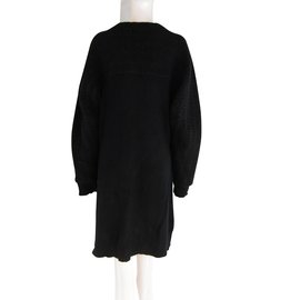 Limi Feu-LIMI feu vestido de lana mohair-Negro