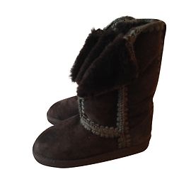 Mou Boots Chuteiras Marrom
