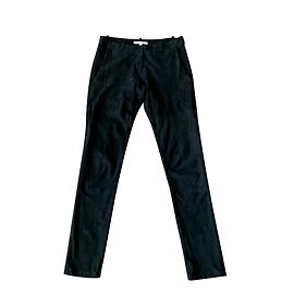 Pantalon daim noir MAJE taille 34 Noir
