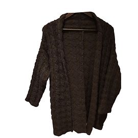 Maje Weste aus Mohair Dunkelblau Marineblau