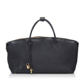 Louis Vuitton-Cuir Obsession Lockit East-West-Black