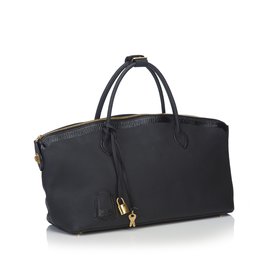 Louis Vuitton-Cuir Obsession Lockit East-West-Black