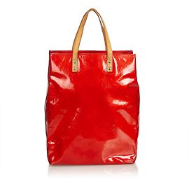 Louis Vuitton Vernis Reade MM Rot