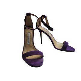 Manolo Blahnik-Sandals-Purple
