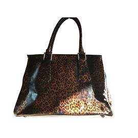 Paul Smith Leopard print leather handbag Leopard print
