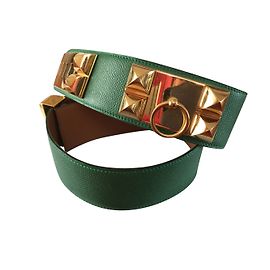 Ceinture Hermès Médor Vert