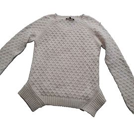 Suéter Maje de lana beige Beige