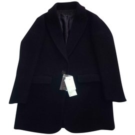 Uniqlo-Coats, Outerwear-Navy blue