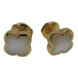 Van Cleef & Arpels VAN CLEEF Y ARPELS PENDIENTES ALHAMBRA Blanco