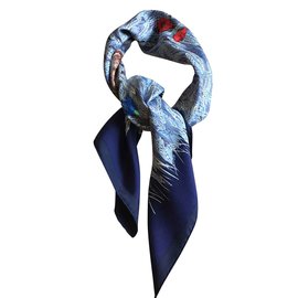 Hermès-Weizen-Marineblau