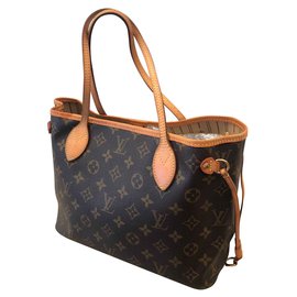 Louis Vuitton-Bolso de invierno Louis Vuitton-Castaño