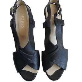 hobbs black sandals