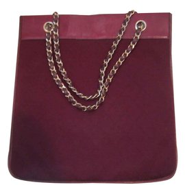 Chanel-Hand bags-Dark red