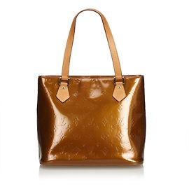 Louis Vuitton Vernis Houston Marrone Bronzo