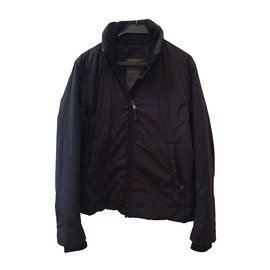 Prada Classic black coat/jacket Black