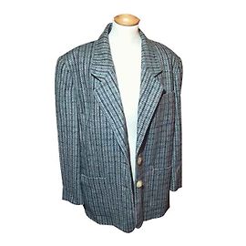 Hermès Hermes Prince of Wales Jacket Grey
