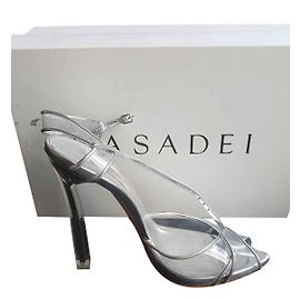 casadei tecnoblade sandals plexi Argento