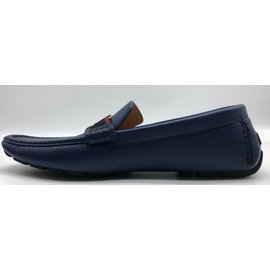 Louis Vuitton Saint Germain navy blue loafers 6 LV or 7.5 US 40.5 EUR  DI1126